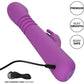 Jack Rabbit Elite Thrusting Rabbit Silicone Rechargeable Dual Stimulation Vibrator By CalExotics