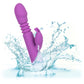 Jack Rabbit Elite Thrusting Rabbit Silicone Rechargeable Dual Stimulation Vibrator By CalExotics