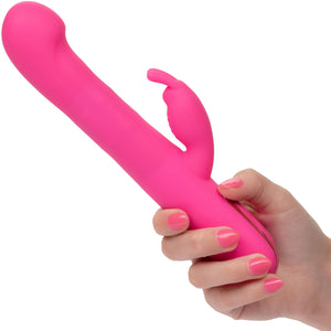 Jack Rabbit Elite Beaded G Rabbit Silicone Rechargeable Dual Stimulation Vibrator By CalExotics