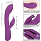 Jack Rabbit Elite Warming Rabbit Silicone Rechargeable Dual Stimulation Vibrator By CalExotics