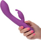 Jack Rabbit Elite Warming Rabbit Silicone Rechargeable Dual Stimulation Vibrator By CalExotics