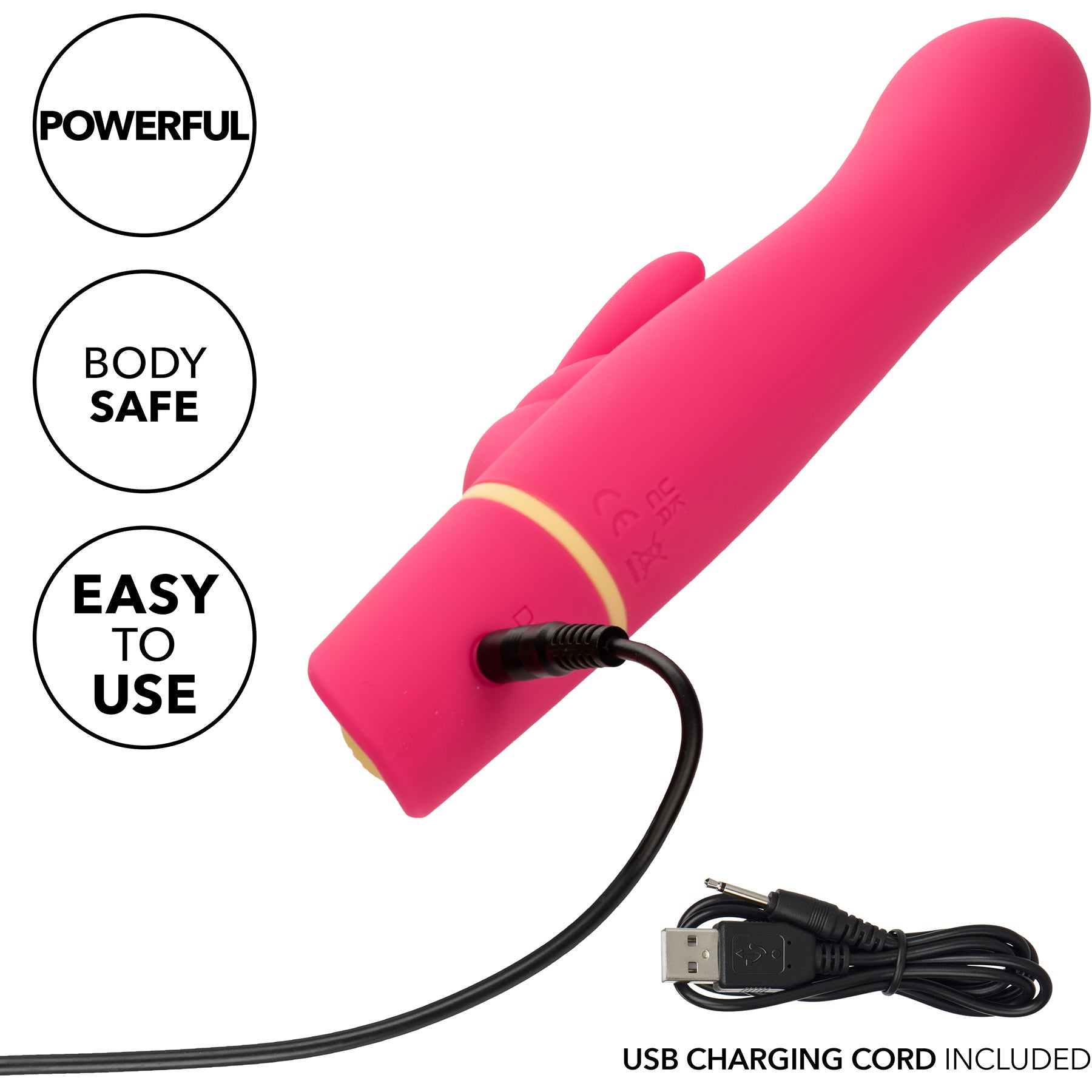 Love Bunny Vibrating G Bunny Rechargeable Silicone Rabbit Style Vibrator