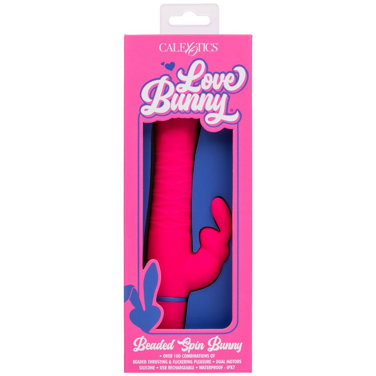 Love Bunny™ Beaded Spin Bunny Rechargeable Dual Motor Vibrator