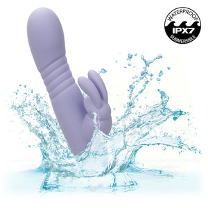 Love Bunny Thrusting Bunny Rechargeable Silicone Rabbit Style Vibrator