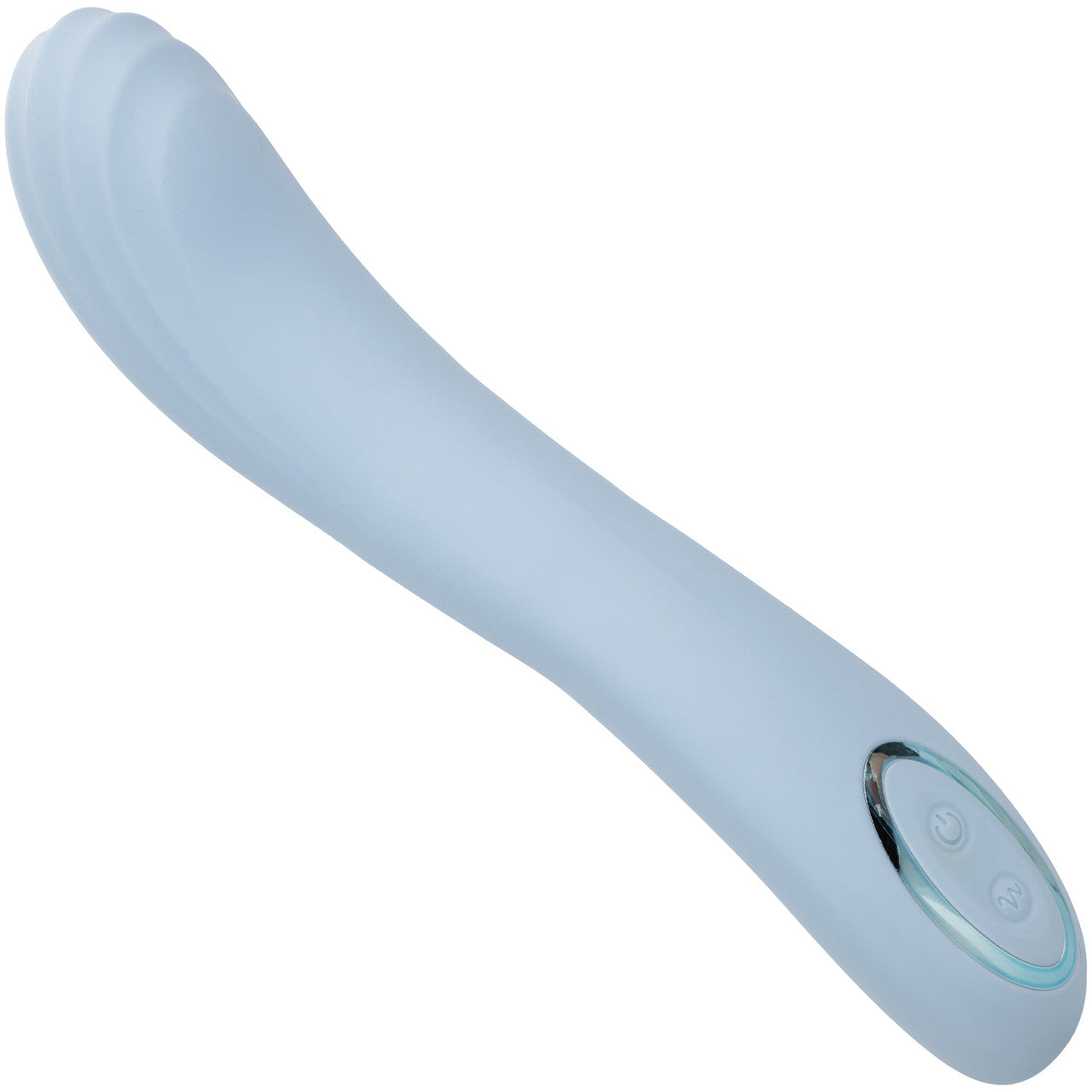 Azure Collection Contoured G Rechargeable Waterproof Silicone G-Spot Vibrator By CalExotics