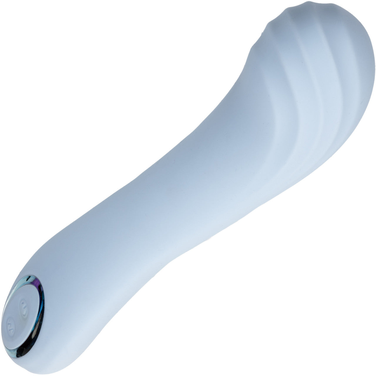 Azure Collection Contoured G Rechargeable Waterproof Silicone G-Spot Vibrator By CalExotics