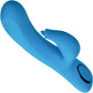 Azure Collection Flutter G Rechargeable Waterproof Silicone Rabbit Vibrator By CalExotics