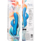 Azure Collection Flutter G Rechargeable Waterproof Silicone Rabbit Vibrator By CalExotics