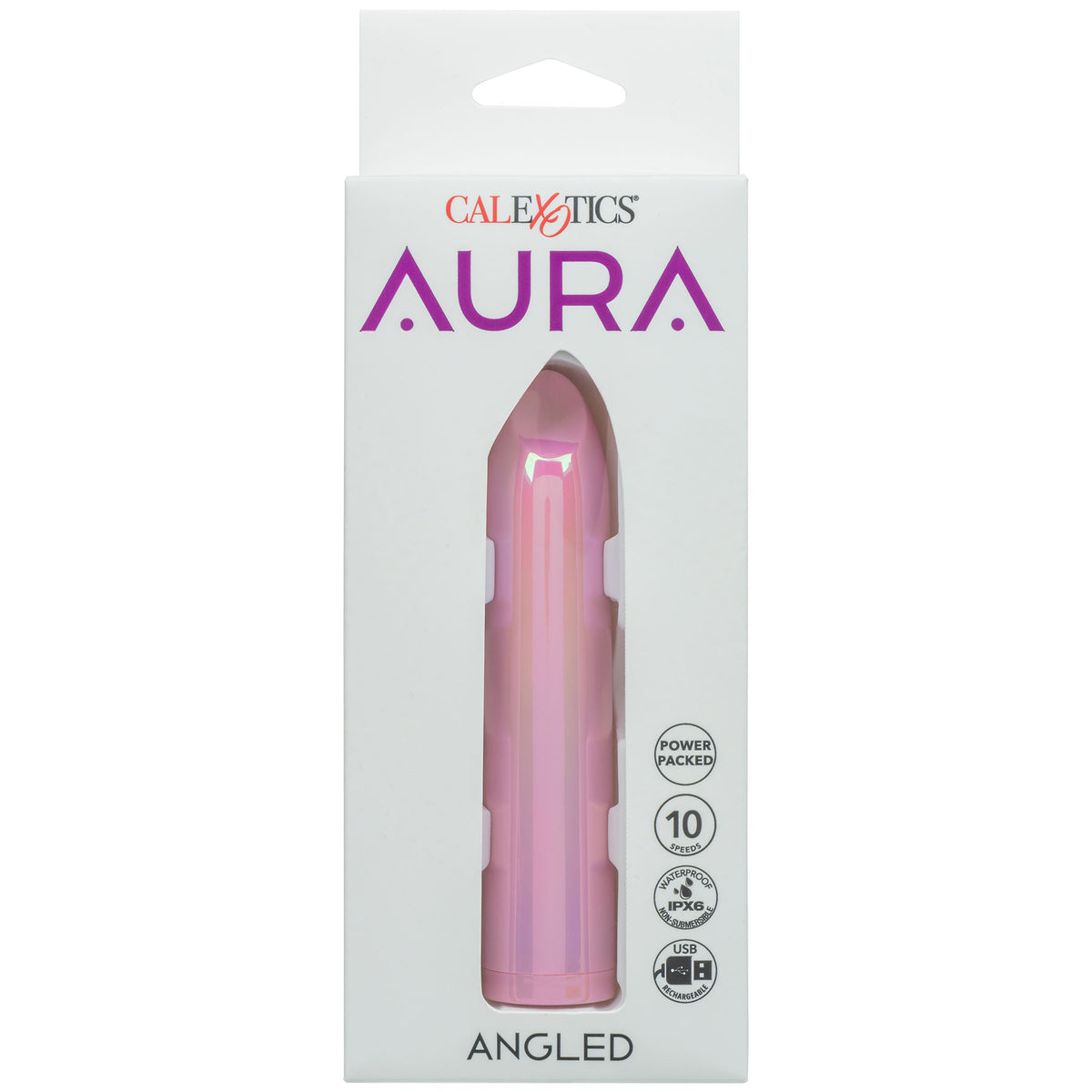 Aura Angled Rechargeable Stimulator By Calexotics