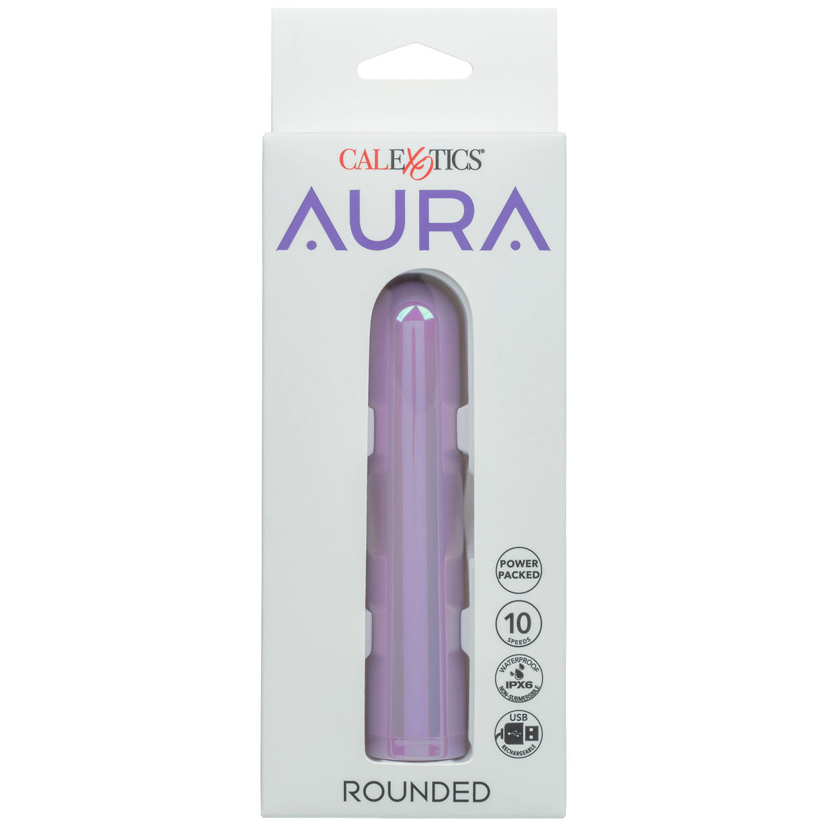 Aura Rounded Rechargeable Stimulator By Calexotics