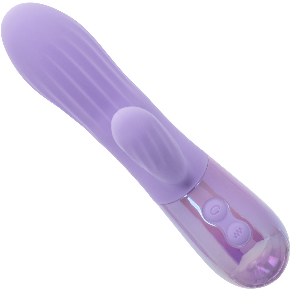 Aura Rotating Ripple Rechargeable Silicone Rotating Rabbit Vibrator By CalExotics