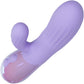 Aura Rotating Ripple Rechargeable Silicone Rotating Rabbit Vibrator By CalExotics