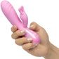 Aura Thrusting Bunny Silicone Thrusting Rabbit Vibrator By CalExotics