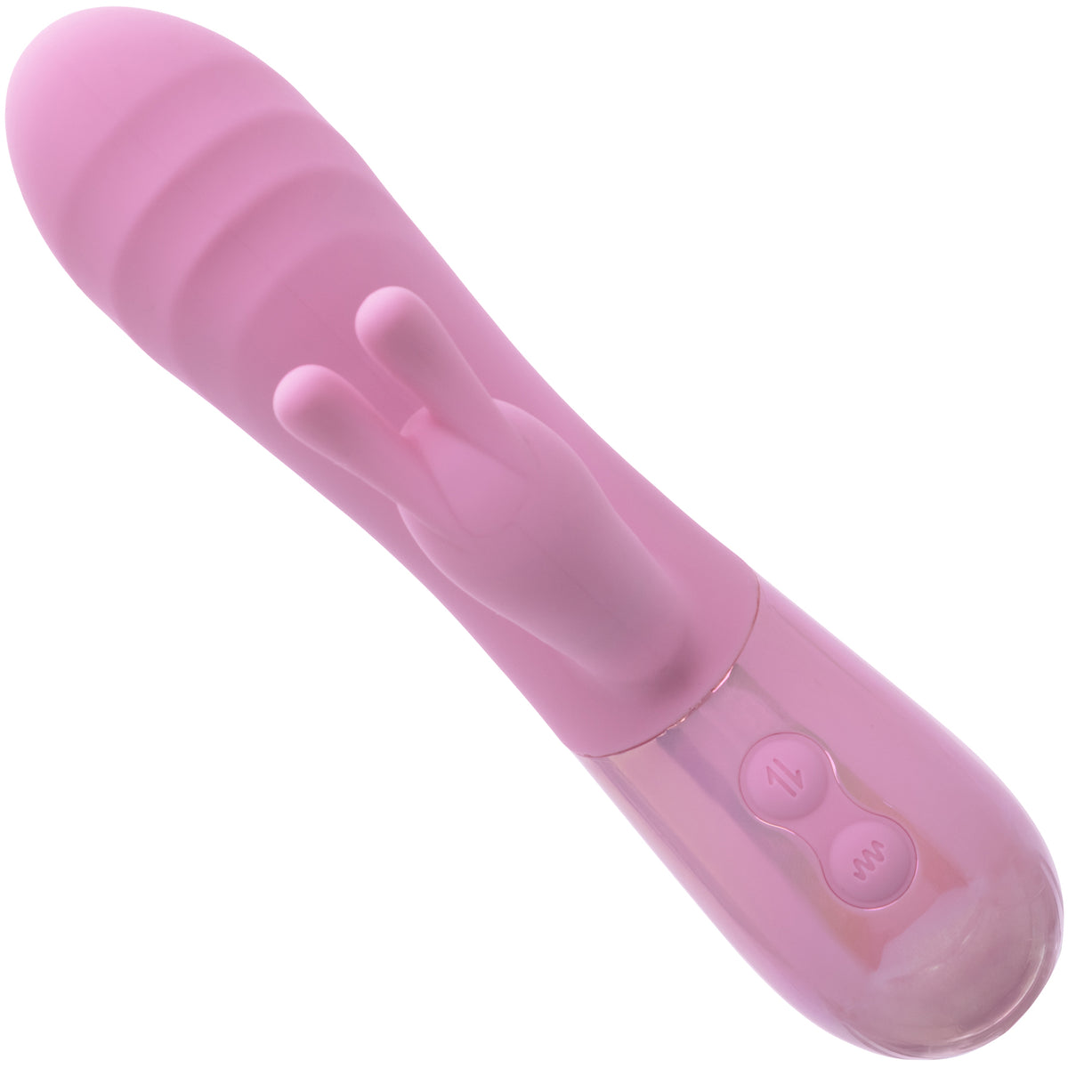 Aura Thrusting Bunny Silicone Thrusting Rabbit Vibrator By CalExotics