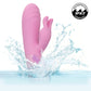 Aura Thrusting Bunny Silicone Thrusting Rabbit Vibrator By CalExotics