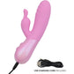 Aura Thrusting Bunny Silicone Thrusting Rabbit Vibrator By CalExotics