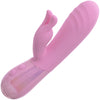 Aura Thrusting Bunny Silicone Thrusting Rabbit Vibrator By CalExotics