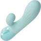 Aura Dual Ripple Rechargeable Silicone Rabbit Vibrator By CalExotics