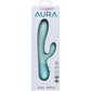 Aura Dual Ripple Rechargeable Silicone Rabbit Vibrator By CalExotics