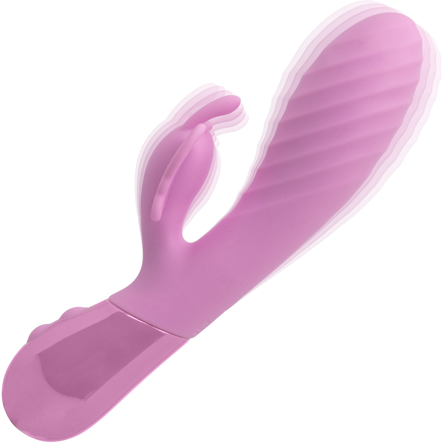Aura Dual Flutter Rechargeable Silicone Rabbit Vibrator By CalExotics