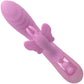 Aura Dual Flutter Rechargeable Silicone Rabbit Vibrator By CalExotics