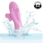 Aura Dual Flutter Rechargeable Silicone Rabbit Vibrator By CalExotics