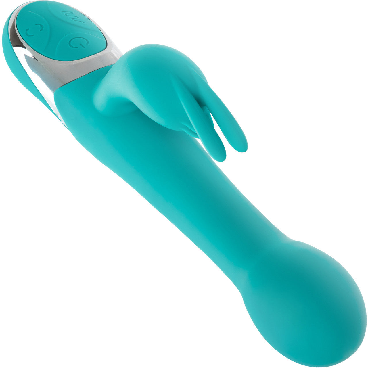 Enchanted Oscillate Rechargeable Thrusting & Rotating Beads Dual Stimulation Vibrator By CalExotics - Blue