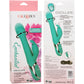 Enchanted Oscillate Rechargeable Thrusting & Rotating Beads Dual Stimulation Vibrator By CalExotics - Blue