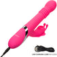 Enchanted Kissing Butterfly Thrusting & Rotating Vibrator With Clitoral Stimulator By CalExotics