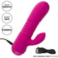 Thicc Chubby Honey Rechargeable Waterproof Silicone Dual Stimulation Vibrator By CalExotics - Pink