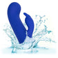 Thicc Chubby Bunny Rechargeable Waterproof Silicone Rabbit Vibrator By CalExotics - Blue