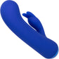 Thicc Chubby Bunny Rechargeable Waterproof Silicone Rabbit Vibrator By CalExotics - Blue