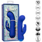 Thicc Chubby Bunny Rechargeable Waterproof Silicone Rabbit Vibrator By CalExotics - Blue