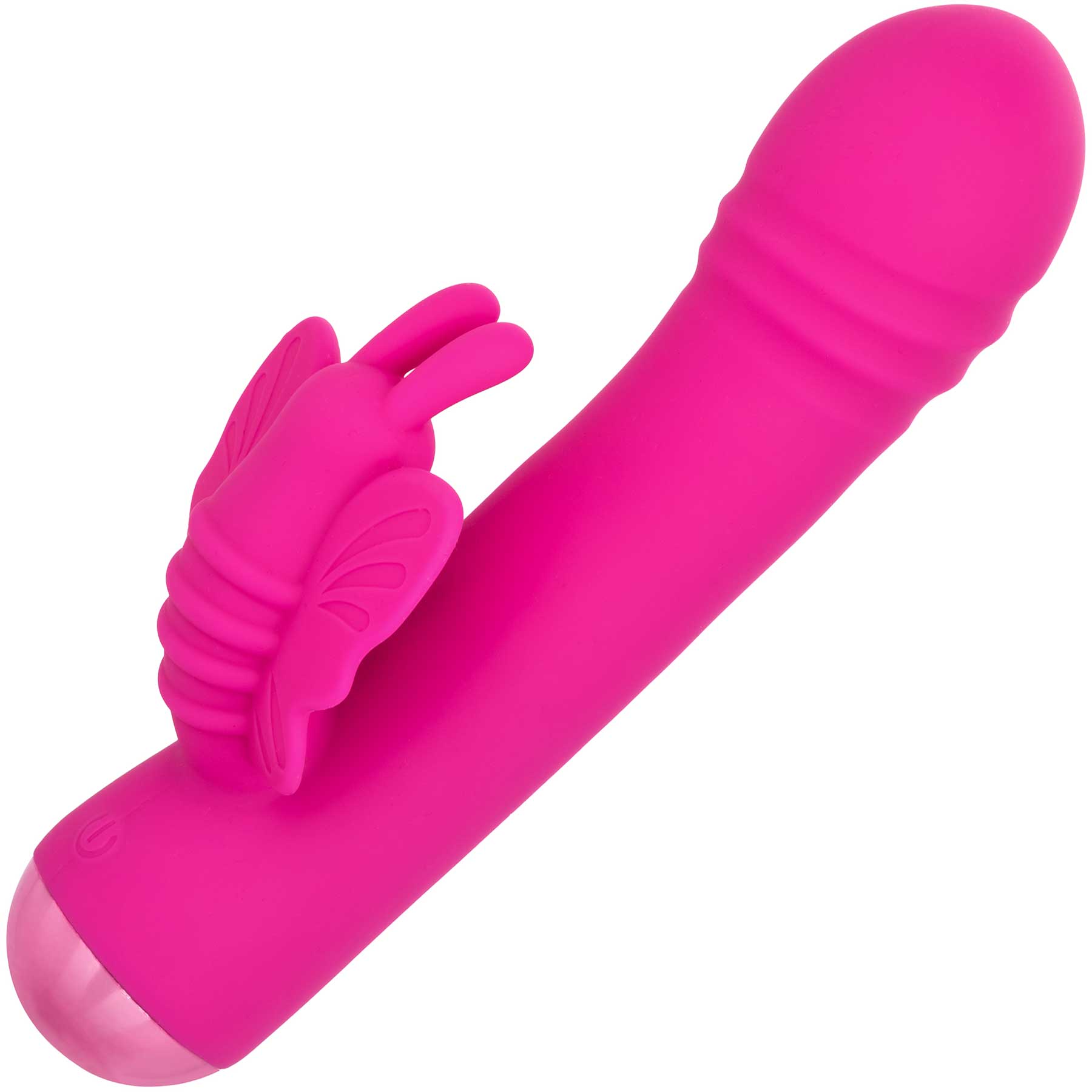 Thicc™ Chubby Rechargeable Silicone Vibrating Dual Stimulation Rotating Butterfly