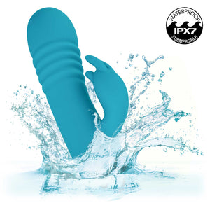 Thicc™ Chubby Rechargeable Silicone Vibrating Dual Stimulation Thrusting Tickler