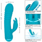 Thicc™ Chubby Rechargeable Silicone Vibrating Dual Stimulation Thrusting Tickler