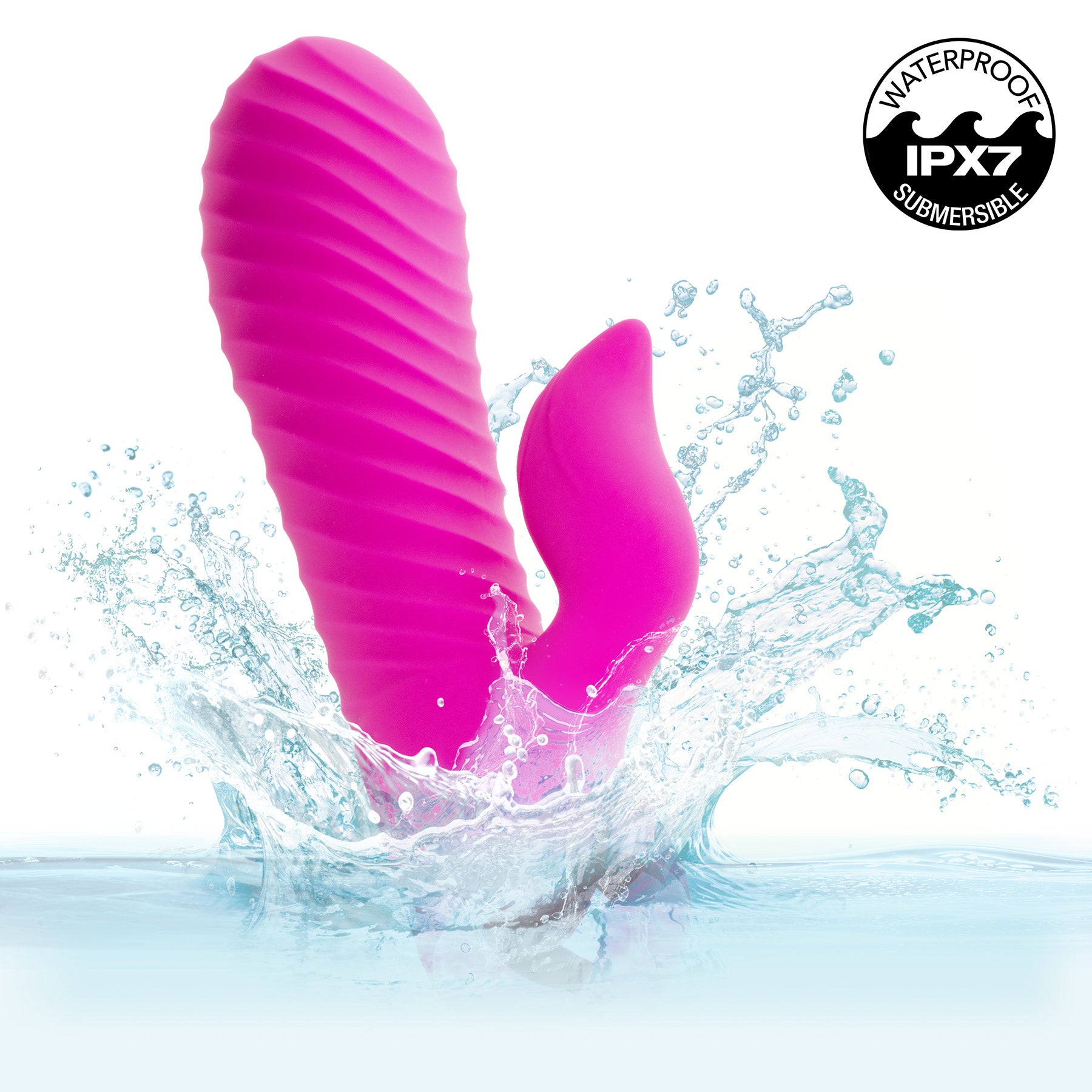 Extra Thicc™ Chubby Gyrating Rechargeable Silicone Rabbit Style Tickler
