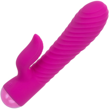 Extra Thicc™ Chubby Gyrating Rechargeable Silicone Rabbit Style Tickler