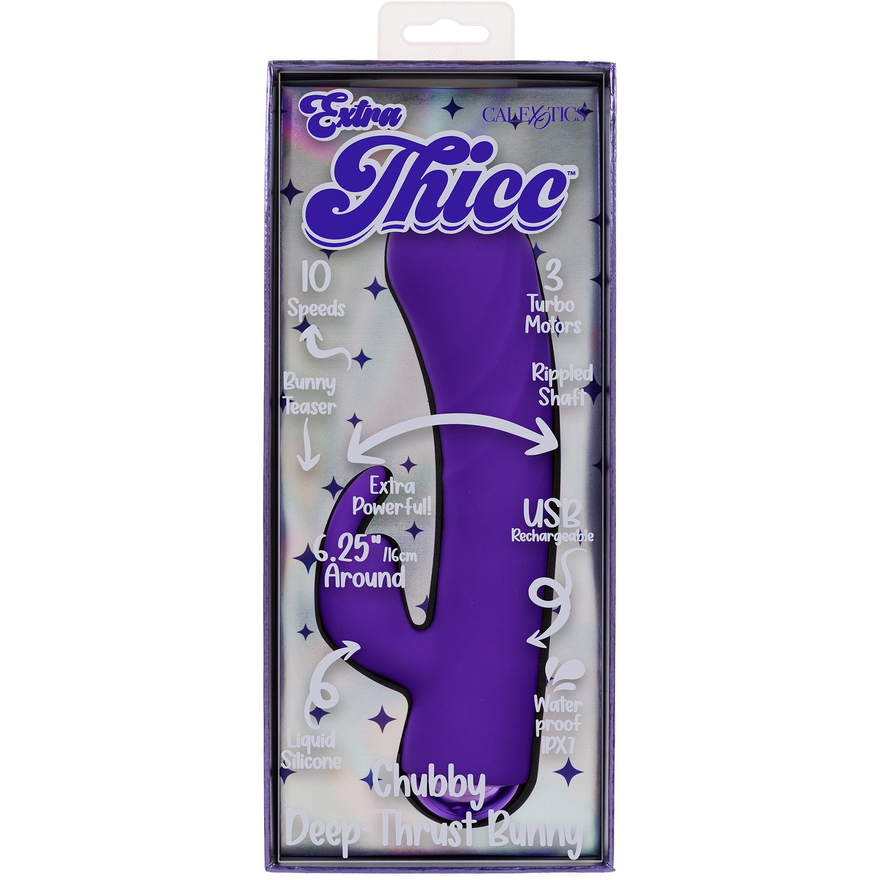 Extra Thicc™ Chubby Deep-Thrust Bunny Silicone Rabbit Vibrator