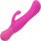 Double Dancer Waterproof Silicone Rabbit Style Vibrator By CalExotics - Pink