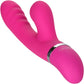 Foreplay Frenzy Pucker Dual Stimulation Vibrator With Suction By CalExotics - Pink