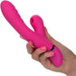 Foreplay Frenzy Pucker Dual Stimulation Vibrator With Suction By CalExotics - Pink