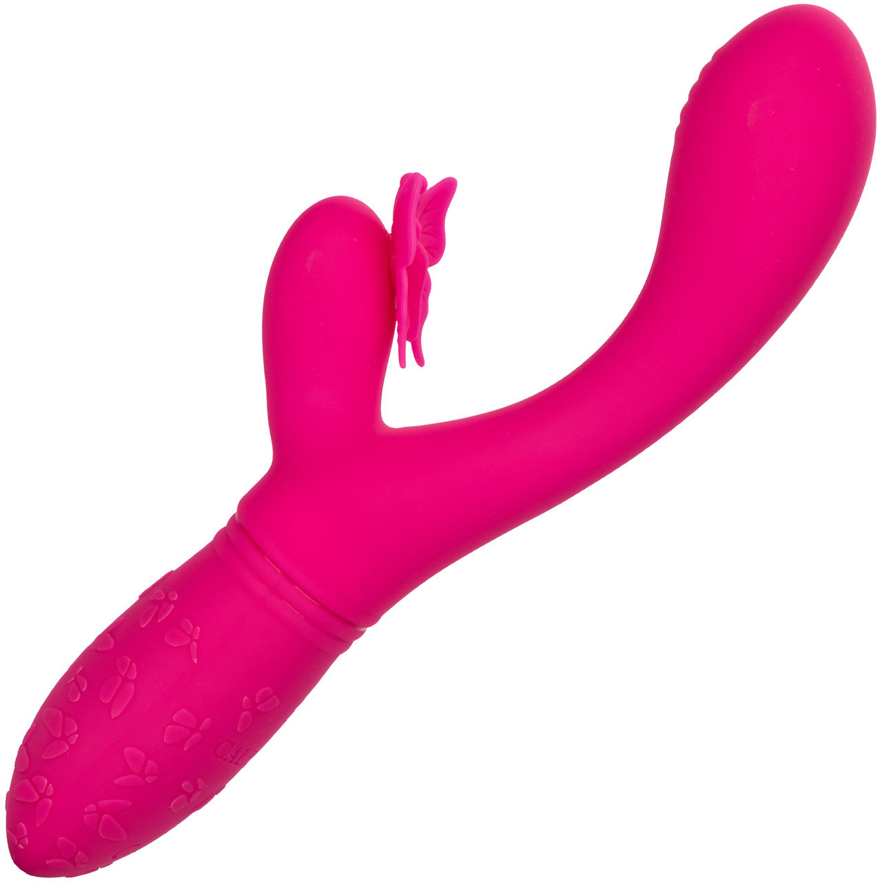 Rechargeable Butterfly Kiss Silicone Flutter Dual Stimulation Vibrator By CalExotics - Pink Rechargeable Butterfly Kiss Silicone Flutter Dual Stimulation Vibrator By CalExotics - Pink