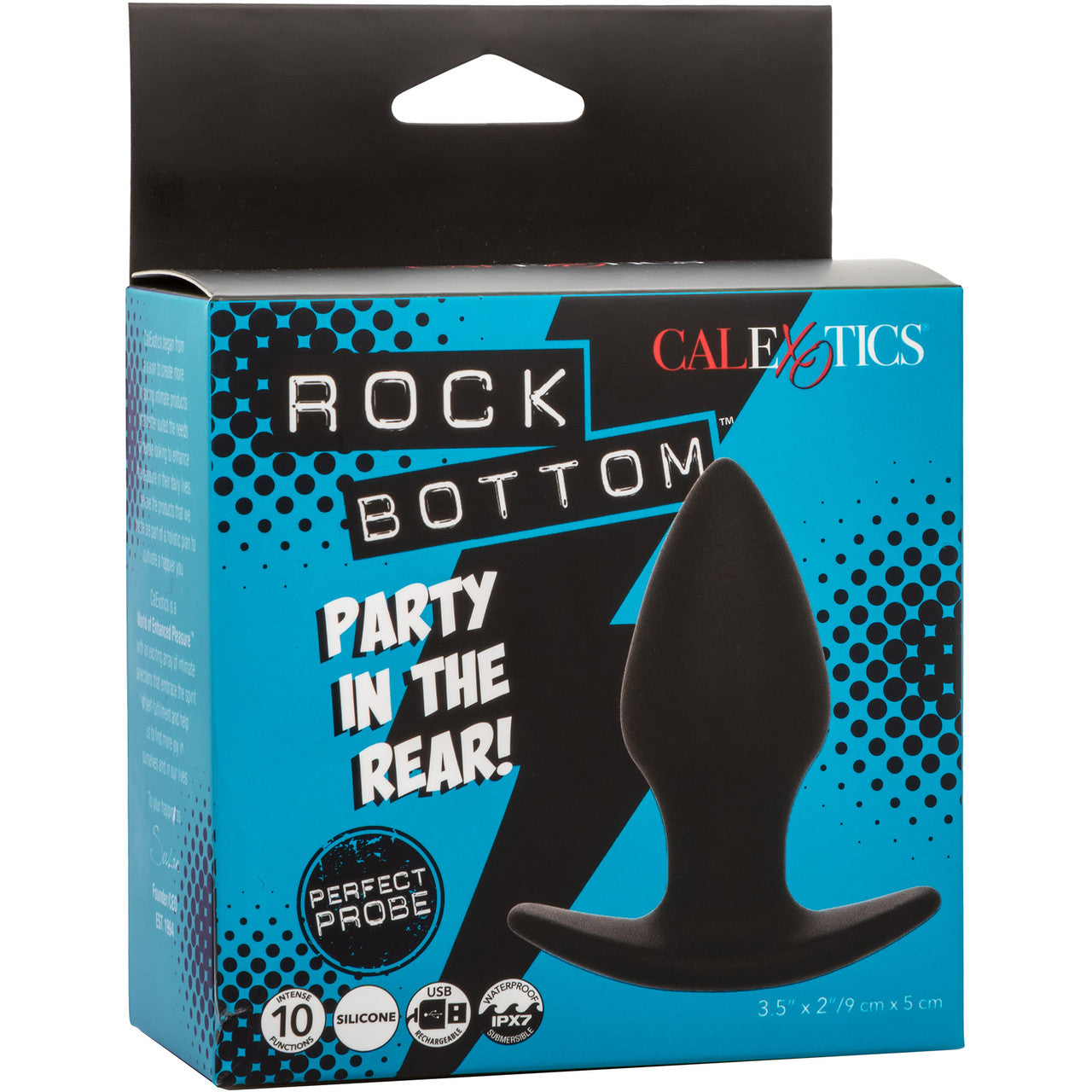 Rock Bottom Perfect Probe Rechargeable Waterproof Silicone Vibrating Butt Plug By CalExotics