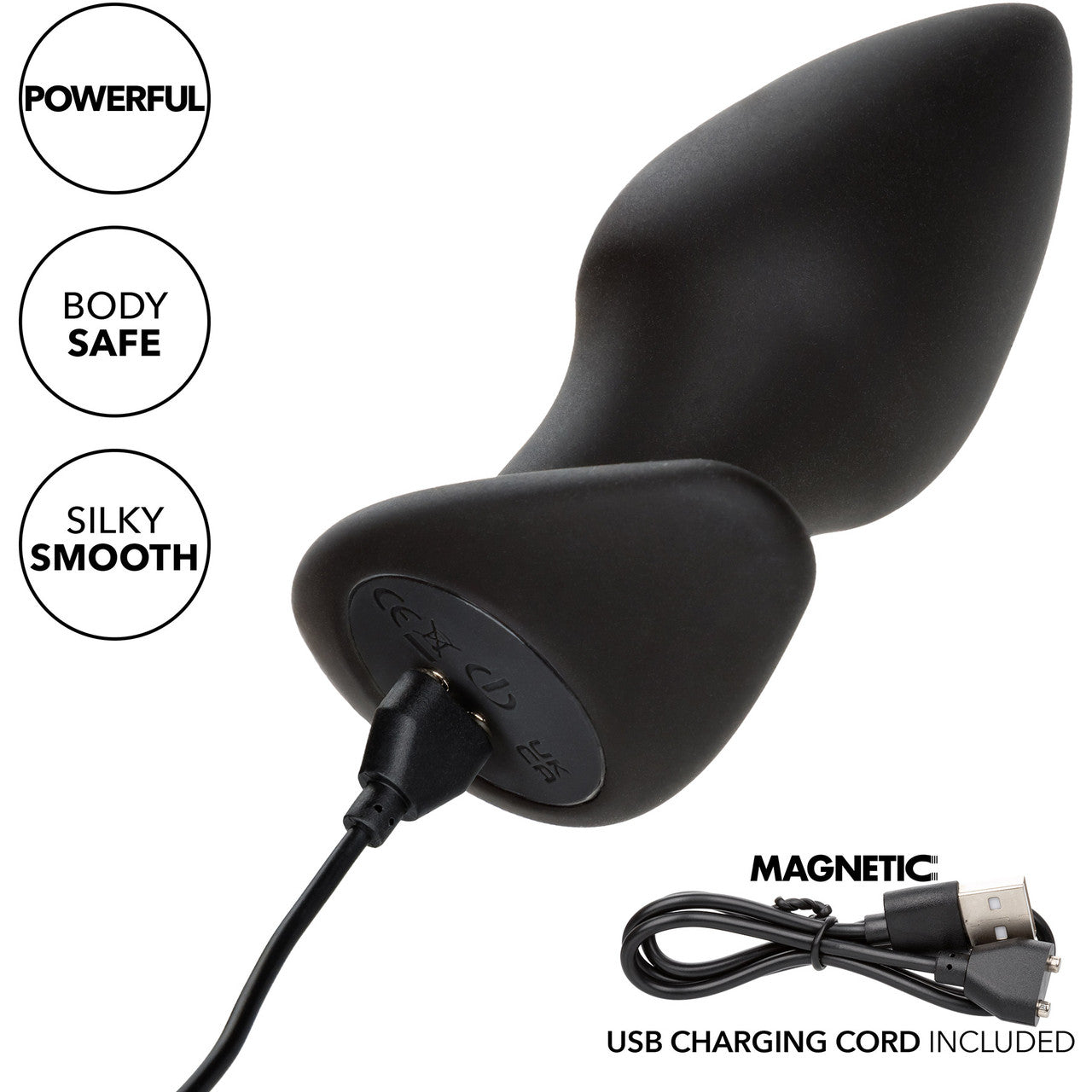 Rock Bottom Perfect Probe Rechargeable Waterproof Silicone Vibrating Butt Plug By CalExotics