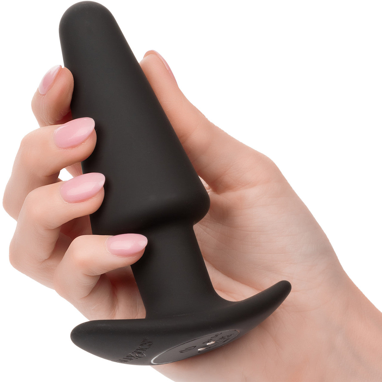 Rock Bottom Tapered Probe Rechargeable Waterproof Silicone Vibrating Butt Plug By CalExotics