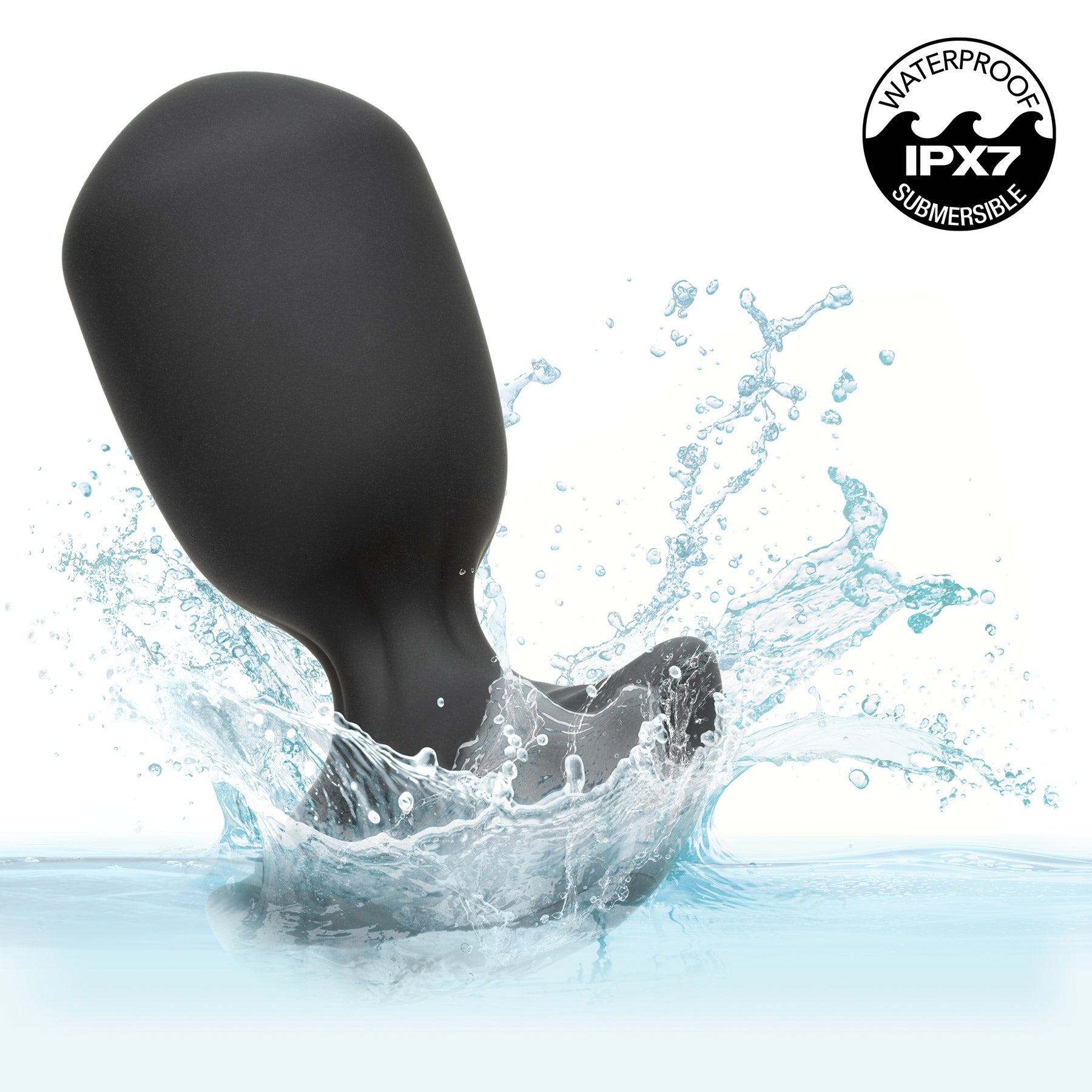 Rock Bottom™ Rumbling Torpedo Probe Rechargeable Waterproof Silicone Vibrating Butt Plug