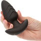 Rock Bottom™ Vibrating Rotating Probe Rechargeable Waterproof Silicone Butt Plug