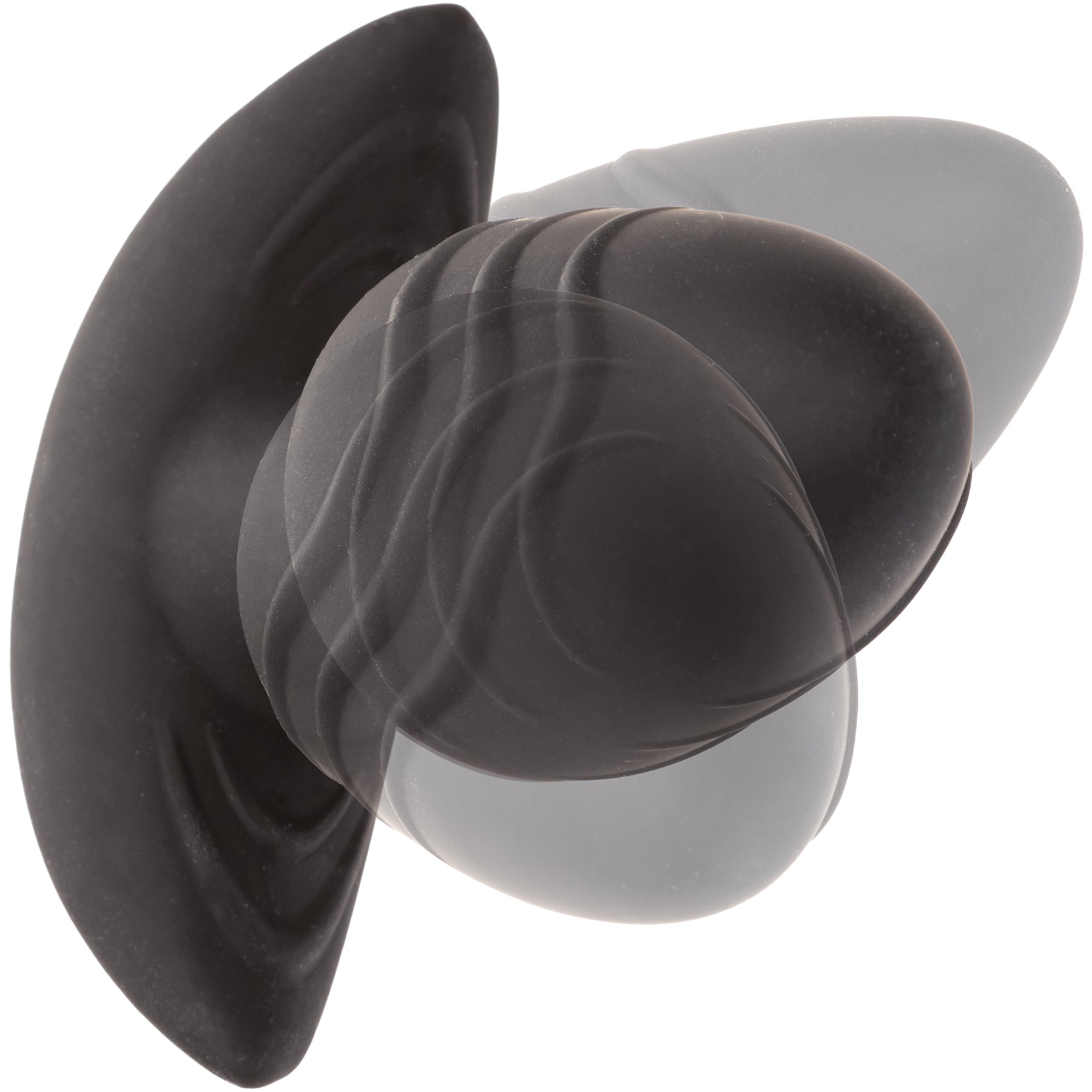Rock Bottom™ Vibrating Rotating Probe Rechargeable Waterproof Silicone Butt Plug