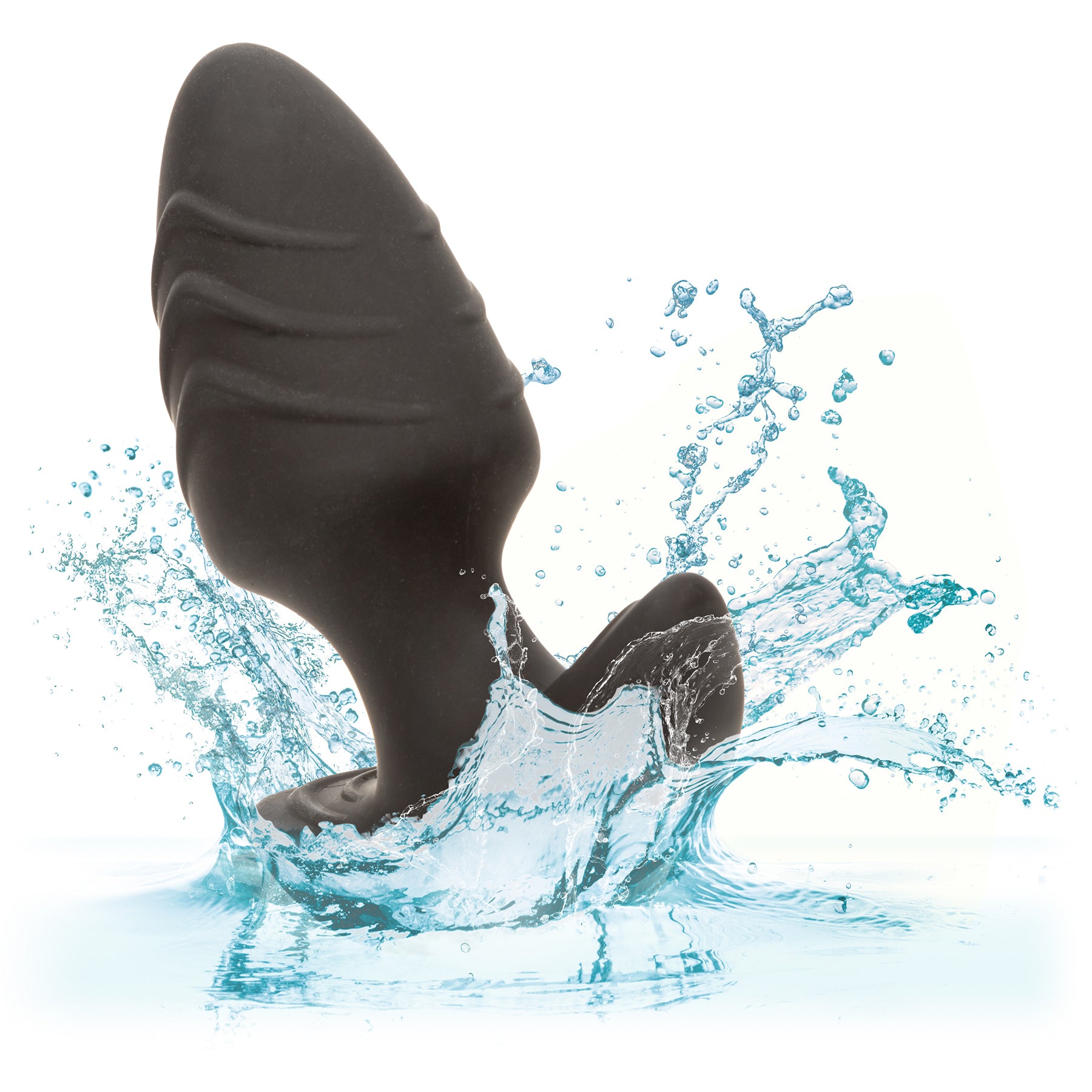 Rock Bottom™ Vibrating Rotating Probe Rechargeable Waterproof Silicone Butt Plug